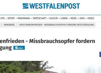 Tageszeitung „Westfalenpost“ berichtet über Marienfrieden-Klage